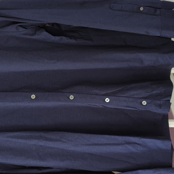 Banana Republic blue casual button down top size XL - Picture 3 of 11